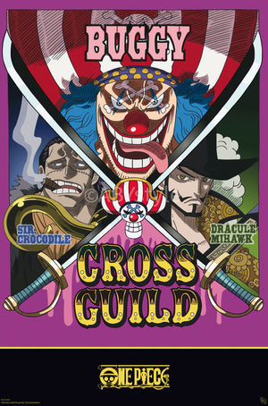 Poster One Piece Cross Guild 61x91 5cm Abystyle GBYDCO621 | Yourdecoration.es