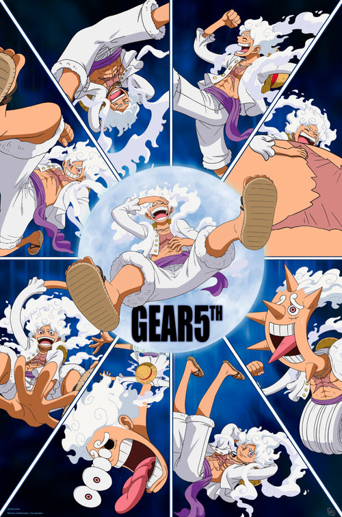 Póster One Piece Gear 5Th Looney 61x91 5cm Abystyle GBYDCO503 | Yourdecoration.es
