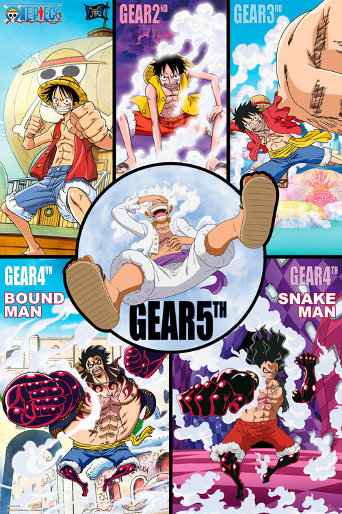 Póster One Piece Gears History 61x91 5cm Abystyle GBYDCO504 | Yourdecoration.es