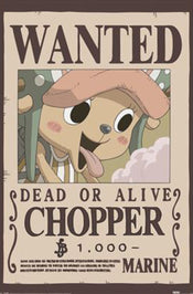 Poster One Piece Wanted Chopper 61x91 5cm PP2510041 | Yourdecoration.es
