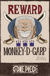 Poster One Piece Wanted Garp Cross Guild 61x91 5cm GBYDCOA008 | Yourdecoration.es