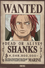 Poster One Piece Wanted Shanks Wano 38x52cm GBYDCO654 | Yourdecoration.es
