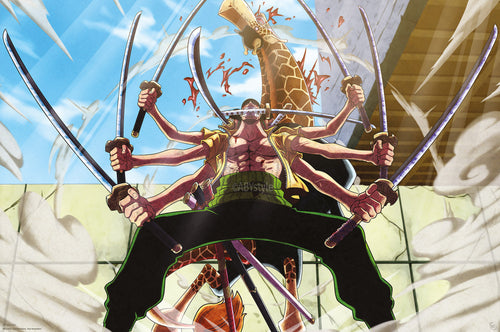Póster One Piece Zoro Vs Kaku 91 5x61cm GBYDCOA035 | Yourdecoration.es