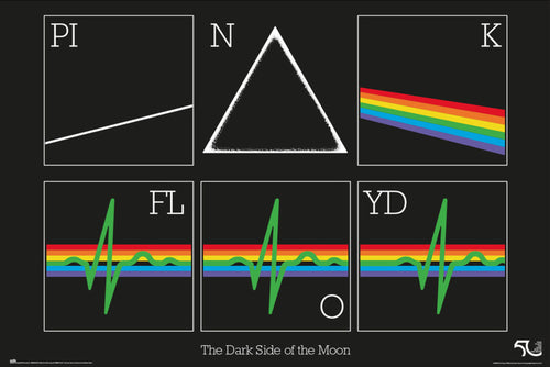 Póster Pink Floyd The Dark Side Of The Moon 61x91 5cm Grupo Erik GPE5781 | Yourdecoration.es