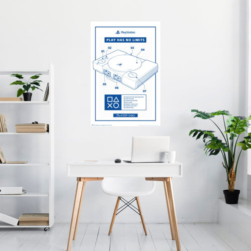 Poster Playstation 2 61x91 5cm GPE6092 Ambiente | Yourdecoration.es