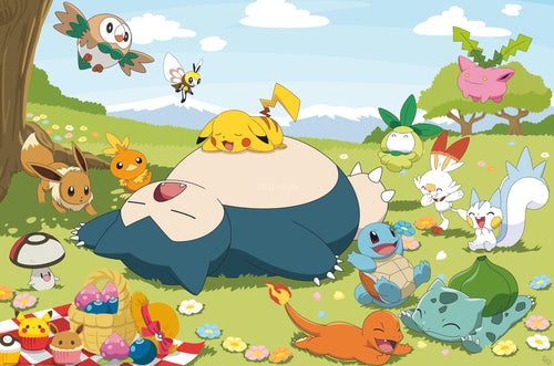Poster Pokemon Picnic Day 61x91 5cm GBYDCOA016 | Yourdecoration.es
