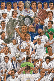Poster Real Madrid Legends 61x91 5cm GPE6048 | Yourdecoration.es