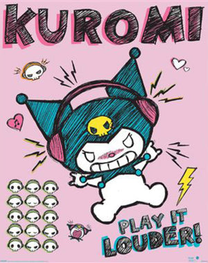 Poster Sanrio Kurom Louder 40x50cm MPP2501443 | Yourdecoration.es