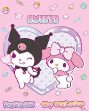 Poster Sanrio Kuromi My Melody Sweets 40x50cm MPP2501459 | Yourdecoration.es