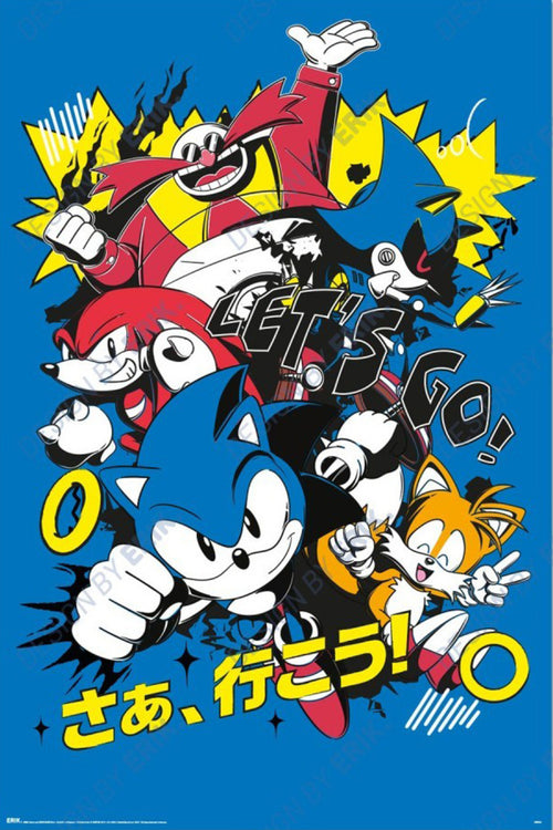 Poster Sonic Manga 61x91 5cm GPE6116 | Yourdecoration.es