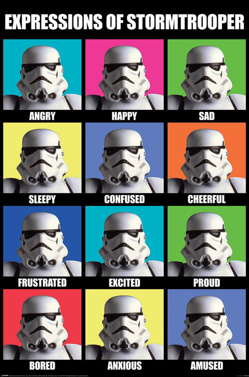 Poster Star Wars Expression Of Stormtrooper 61x91 5cm PP2513189 | Yourdecoration.es