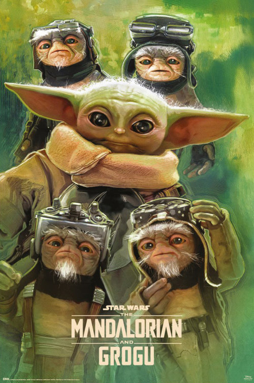 Póster Star Wars The Mandalorian And Grogu Grogu Anzellans 61x91 5cm GPE6055 | Yourdecoration.es