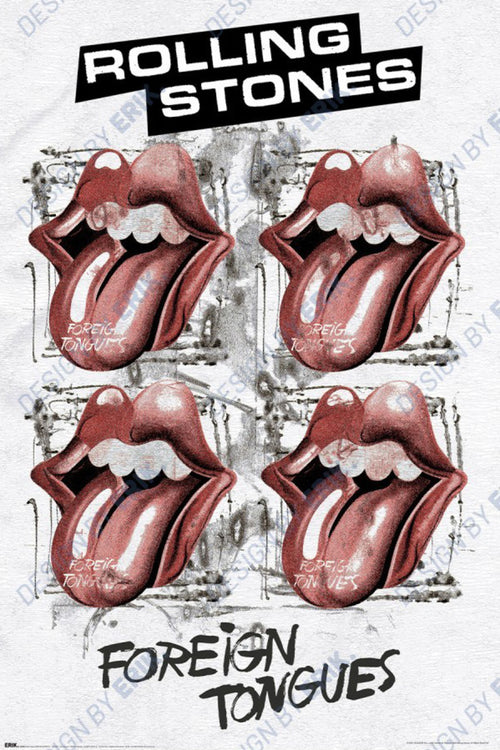 Poster The Rolling Stones Foreign Tongues 61x91 5cm GPE6100 | Yourdecoration.es