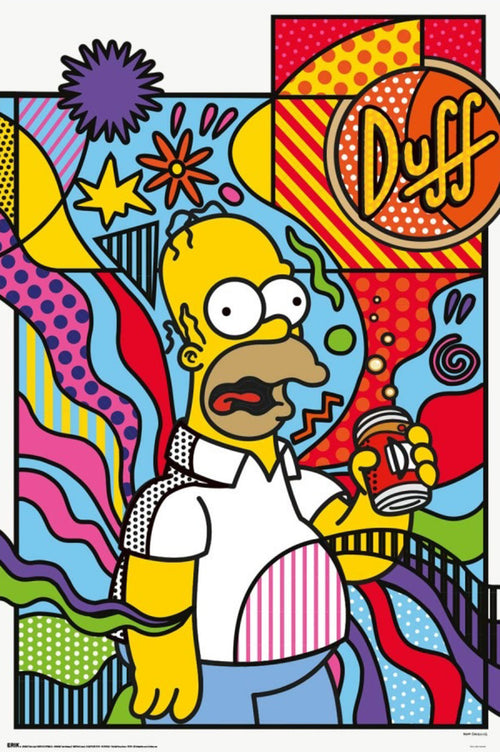 Poster The Simpsons Donut Worry 61x91 5cm GPE6043 | Yourdecoration.es