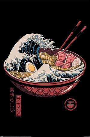 Poster Vincent Trinidad Great Ramen Wave 61x91 5cm PP2403662 | Yourdecoration.es