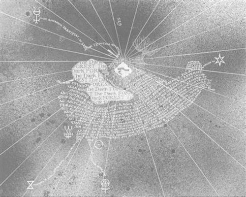 Reproducción de arte Harry Potter Marauders Map Inky 50x40cm Pyramid PPR53248 | Yourdecoration.es