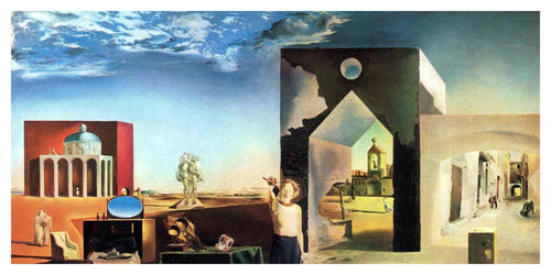 Reproducción de arte Salvador Dali Banlieue de la Ville 100x50cm SD 809 PGM | Yourdecoration.es