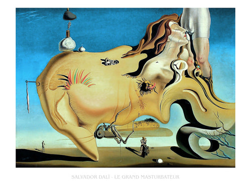 Reproducción de arte Salvador Dali Le Grand Masturbateur 80x60cm SD 510 PGM | Yourdecoration.es