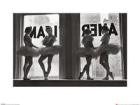 Reproducción de arte Time Life Ballet Dancers In Window 80x60cm Pyramid PPR40191 | Yourdecoration.es