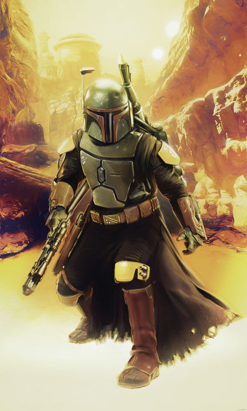 Star Wars Boba Fett Sneaking Up Papel Pintado DX3 179 | Yourdecoration.es