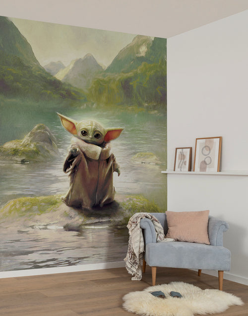 Star Wars The Mandalorian Grogu Landscape Interior Papel Pintado DX4 211 | Yourdecoration.es