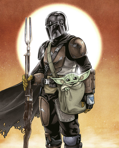 Star Wars The Mandalorian and Grogu Papel Pintado DX4 184 | Yourdecoration.es