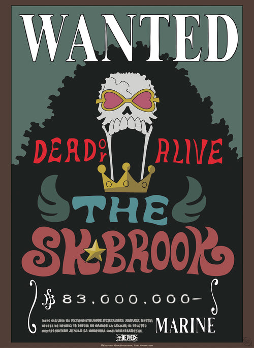 Abystyle Gbydco236 One Piece Wanted Brook Póster 38x52cm | Yourdecoration.es