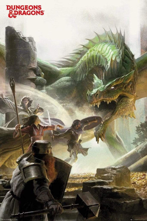 Póster Dungeons and Dragons Adventure 61x91,5cm