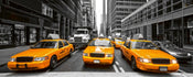 dimex yelow taxi Fotomural Tejido No Tejido 375x150cm 5 Tiras | Yourdecoration.es