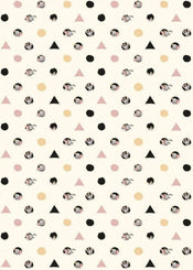 dx4 003 komar dumbo angles dots Fotomural Tejido No Tejido 200x280cm 4 Tiras | Yourdecoration.es