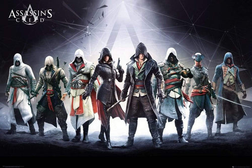GBeye Assassins Creed Characters Póster 61x91,5cm | Yourdecoration.es