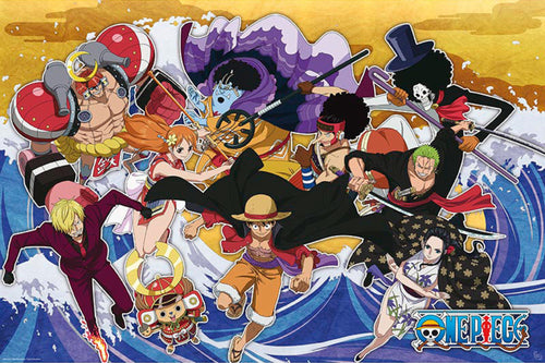 Gbeye GBYDCO036 One Piece The Crew In Wano Country Póster 91-5x61cm | Yourdecoration.es
