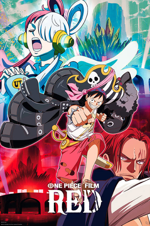 Gbeye GBYDCO194 One Piece Red Movie Póster Póster 61x 91-5cm | Yourdecoration.es