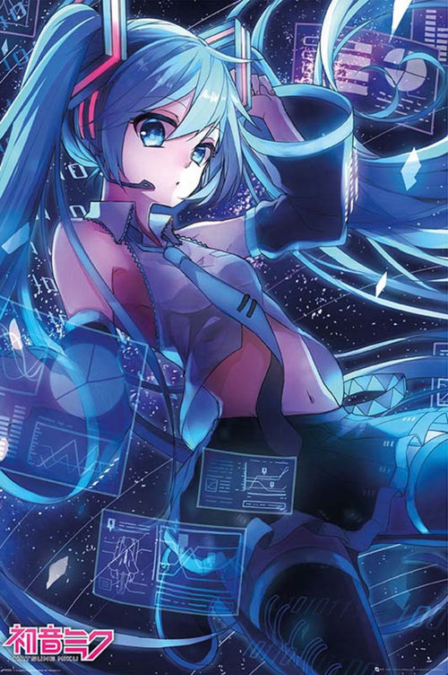 GBeye Hatsune Miku Screen Póster 61x91,5cm | Yourdecoration.es