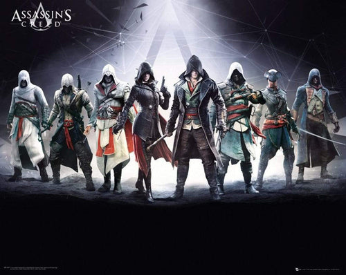 GBeye Assassins Creed Characters Póster 50x40cm | Yourdecoration.es