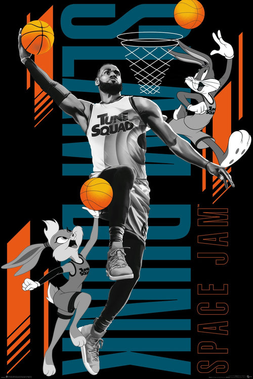 Gbeye Space Jam 2 Slam Dunk Póster 61X91 5cm | Yourdecoration.es