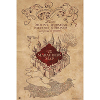 Grupo Erik GPE5159 Harry Potter The Marauders Map Póster 61X91,5cm | Yourdecoration.es
