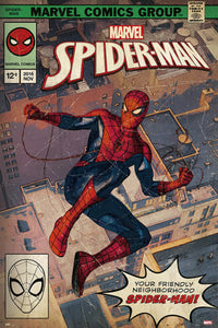 Grupo Erik GPE5191 Marvel Spider Man Comic Front Póster 61X91,5cm | Yourdecoration.es