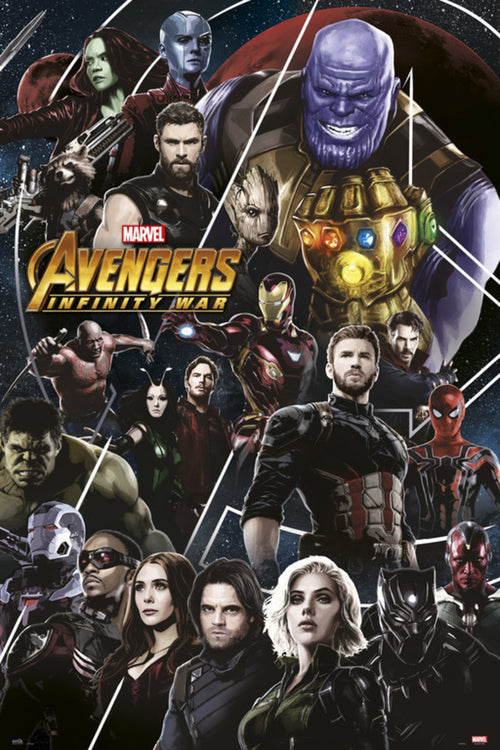 Grupo Erik GPE5243 Avengers Infinity War 2 Póster 61X91,5cm | Yourdecoration.es