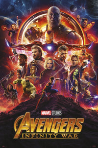 Grupo Erik GPE5252 Avengers Infinity War One Sheet Póster 61X91,5cm | Yourdecoration.es