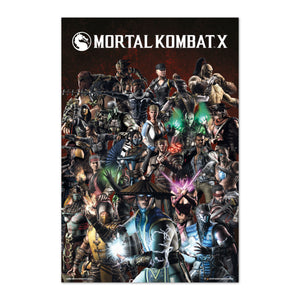Grupo Erik GPE5510 Mortal Kombat Characters Póster 61X91,5cm | Yourdecoration.es