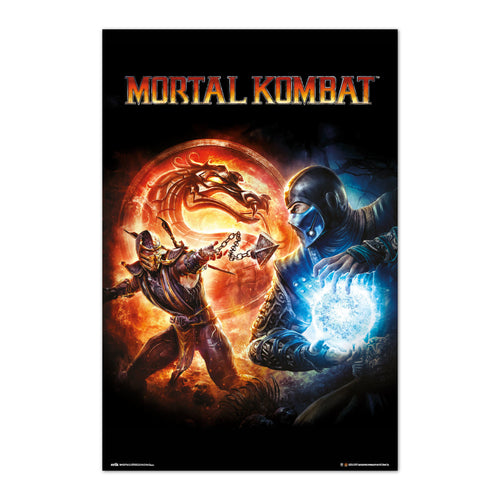Grupo Erik GPE5511 Mortal Kombat 9 Videogame Póster 61X91,5cm | Yourdecoration.es