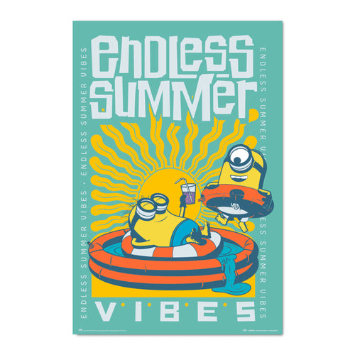 Grupo Erik Gpe5600 Póster Minions Endless Summer Vibes | Yourdecoration.es