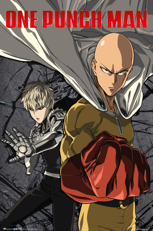 Grupo Erik Gpe5621 One Punch Man Saitama Vs Genos Póster 61x91 5cm | Yourdecoration.es