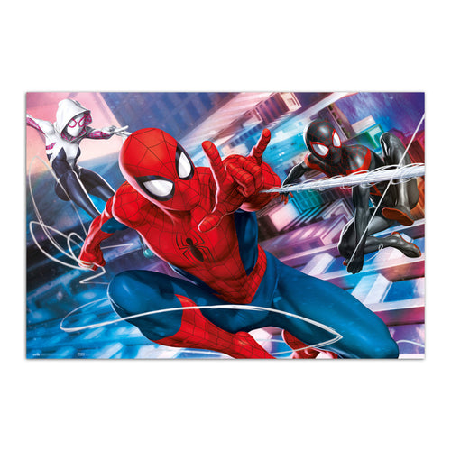 Grupo Erik Gpe5643 Marvel Spider Man Peter Miles Gwen Póster 91 5X61cm | Yourdecoration.es