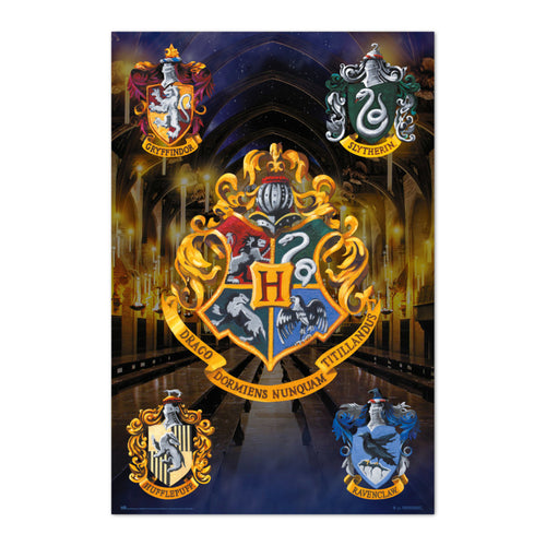 Grupo Erik Gpe5650 Harry Potter Escodus Hogwarts Póster 61X91 5cm | Yourdecoration.es