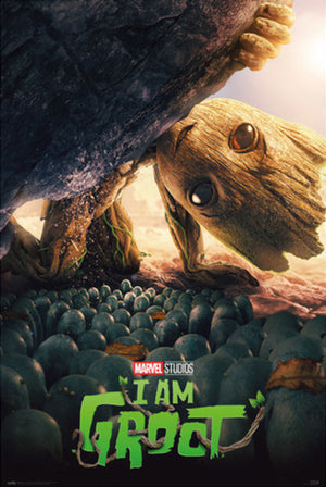 grupo erik gpe5718 marvel groot the little guy Póster 61x91-5 cm | Yourdecoration.es