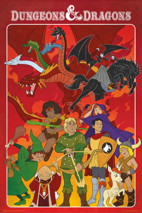 grupo erik gpe5737 dungeons dragons the animated series Póster 61x91 5cm | Yourdecoration.es