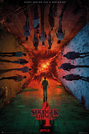 grupo erik gpe5755 stranger things teaser season 4 Póster 61x91 5cm | Yourdecoration.es