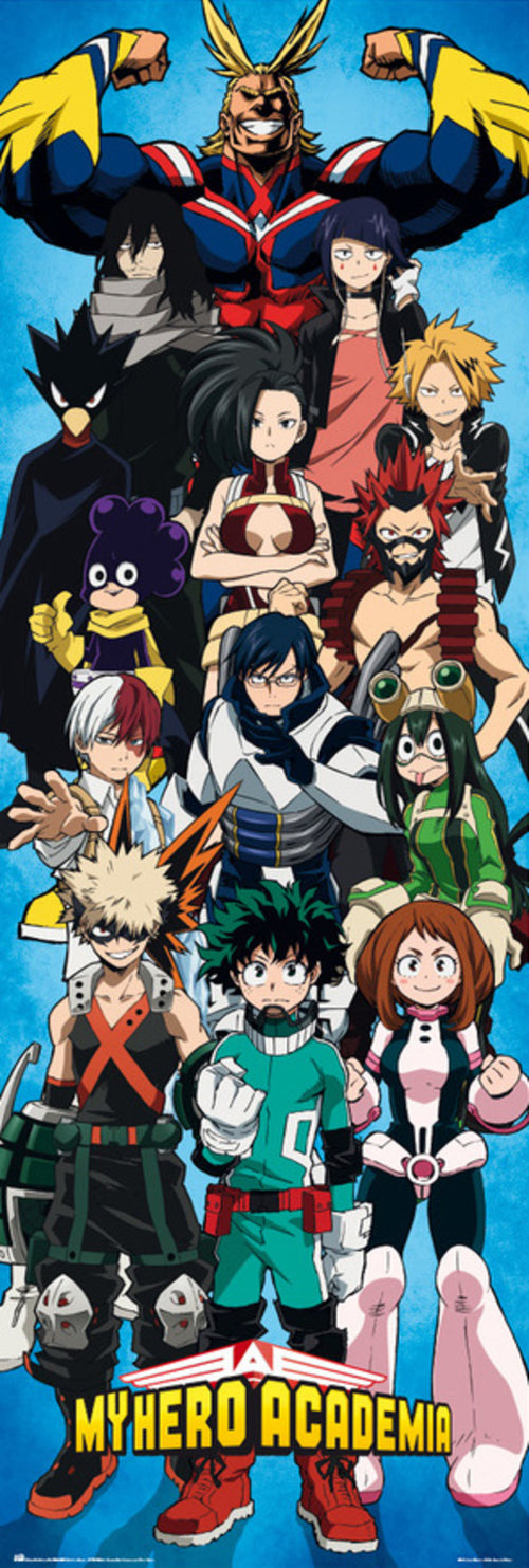 Grupo Erik Ppge8096 My Hero Academia All Characters Póster 53x158cm | Yourdecoration.es
